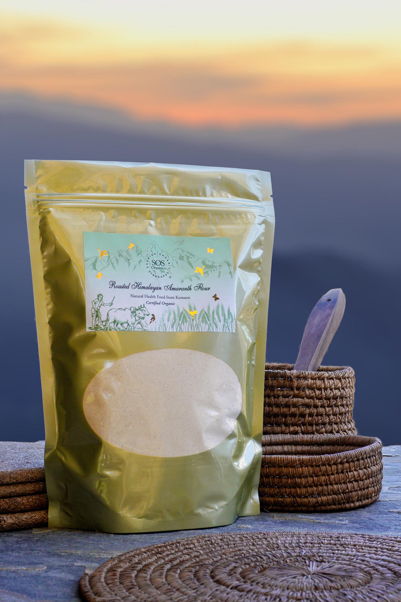 Roasted Himalayan Amaranth Flour SOS Organics