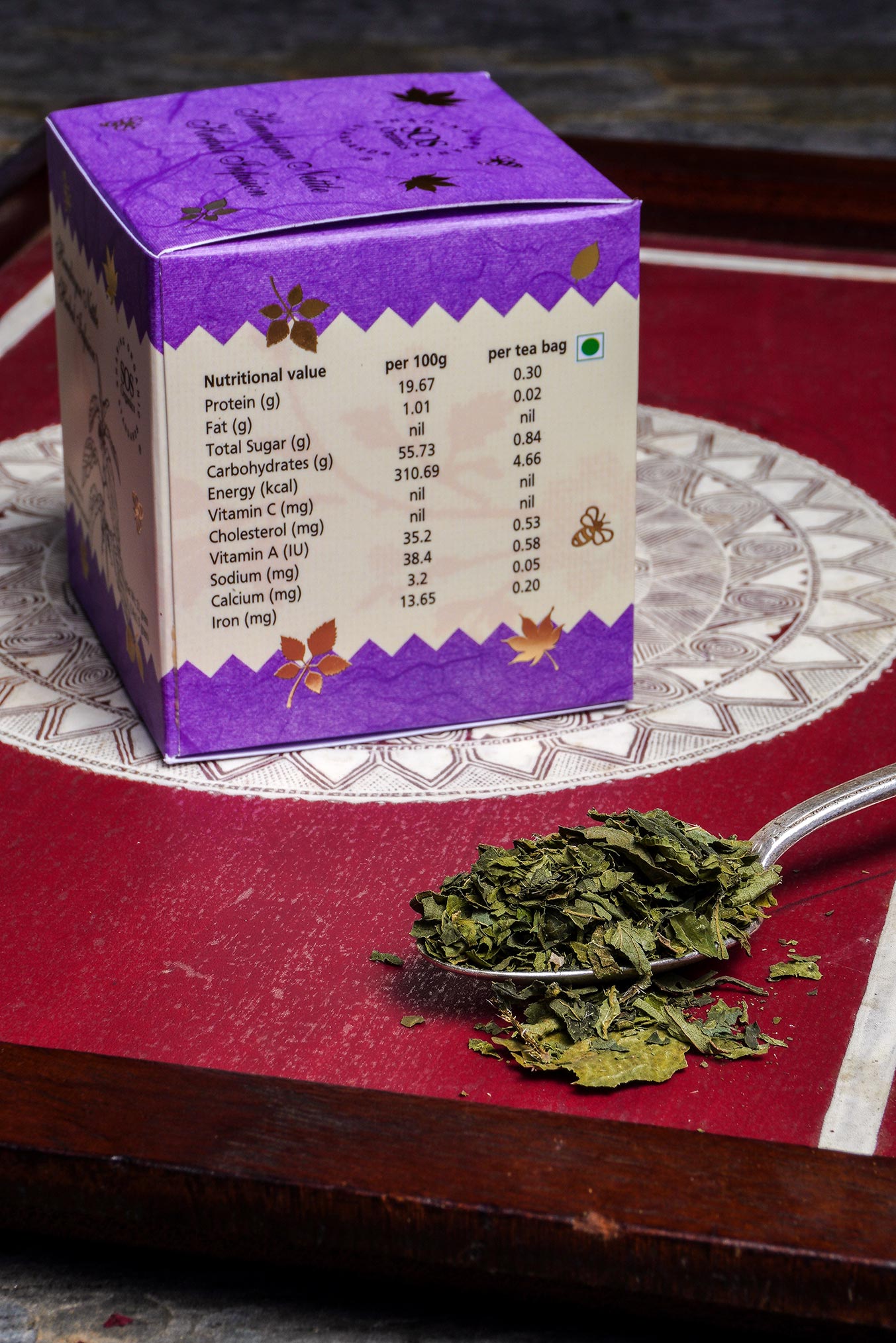 Himalayan Nettle Herbal Infusion rich in iron SOS Organics