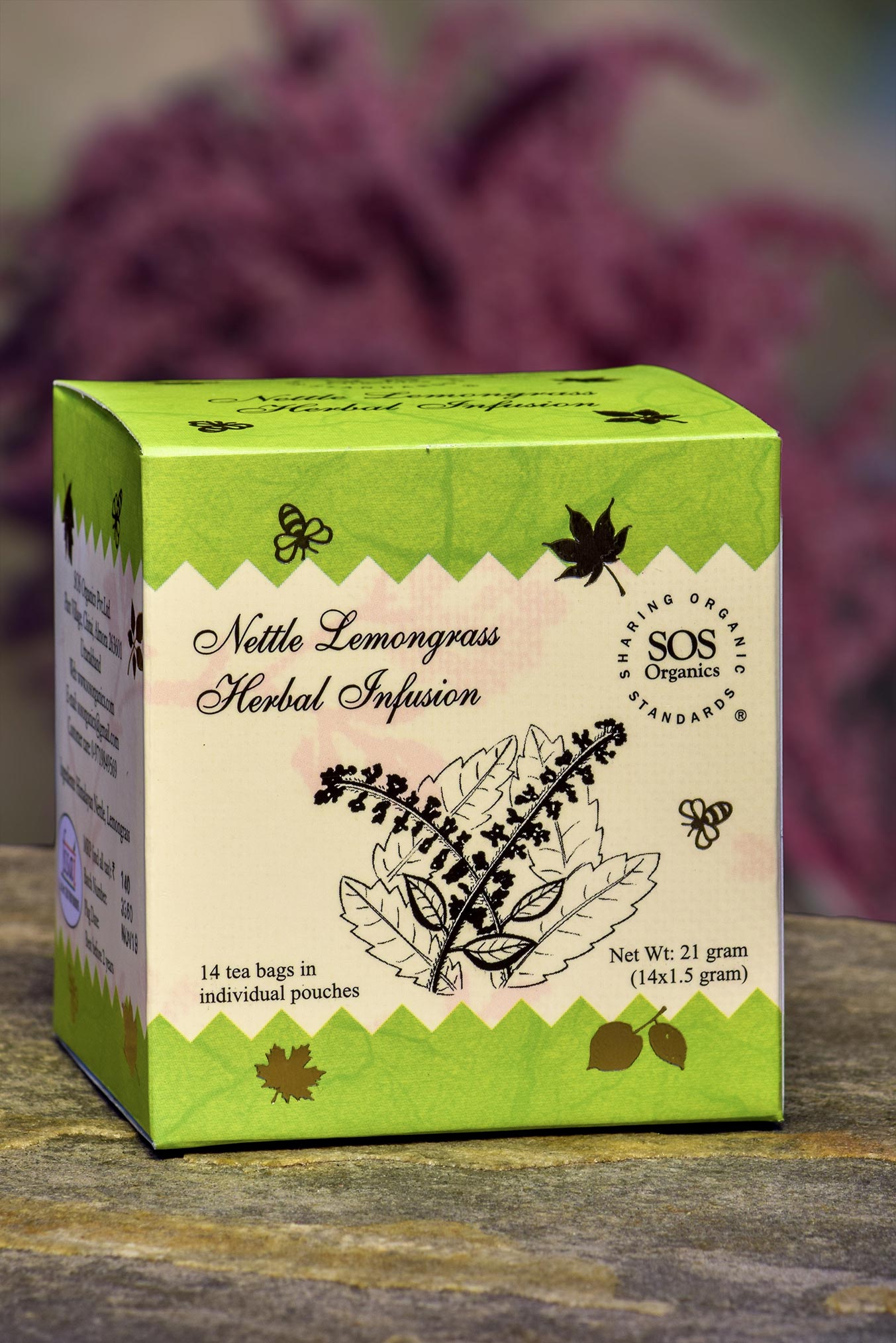 Nettle Lemongrass Herbal Infusion SOS Organics