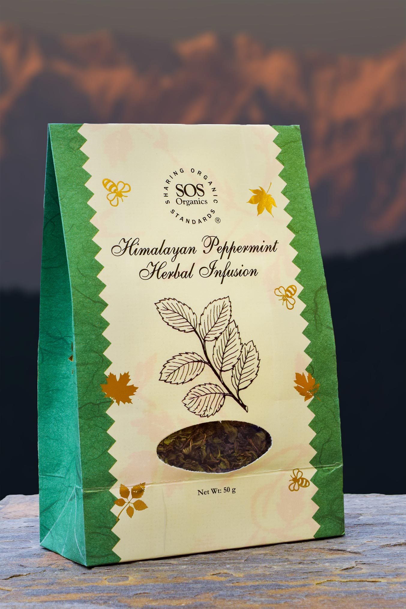 Himalayan Peppermint Herbal Infusion SOS Organics