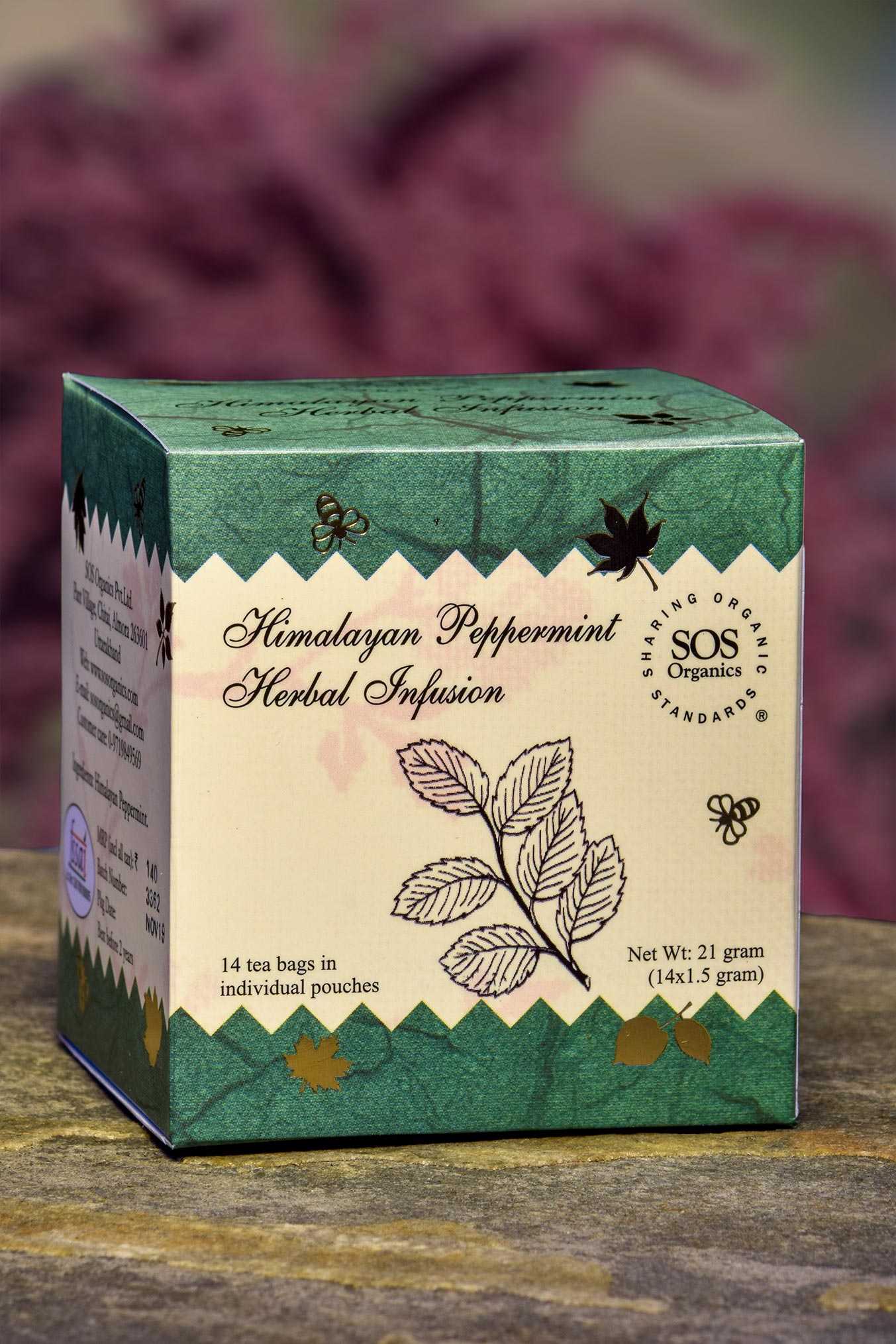 Himalayan Peppermint Herbal Infusion SOS Organics