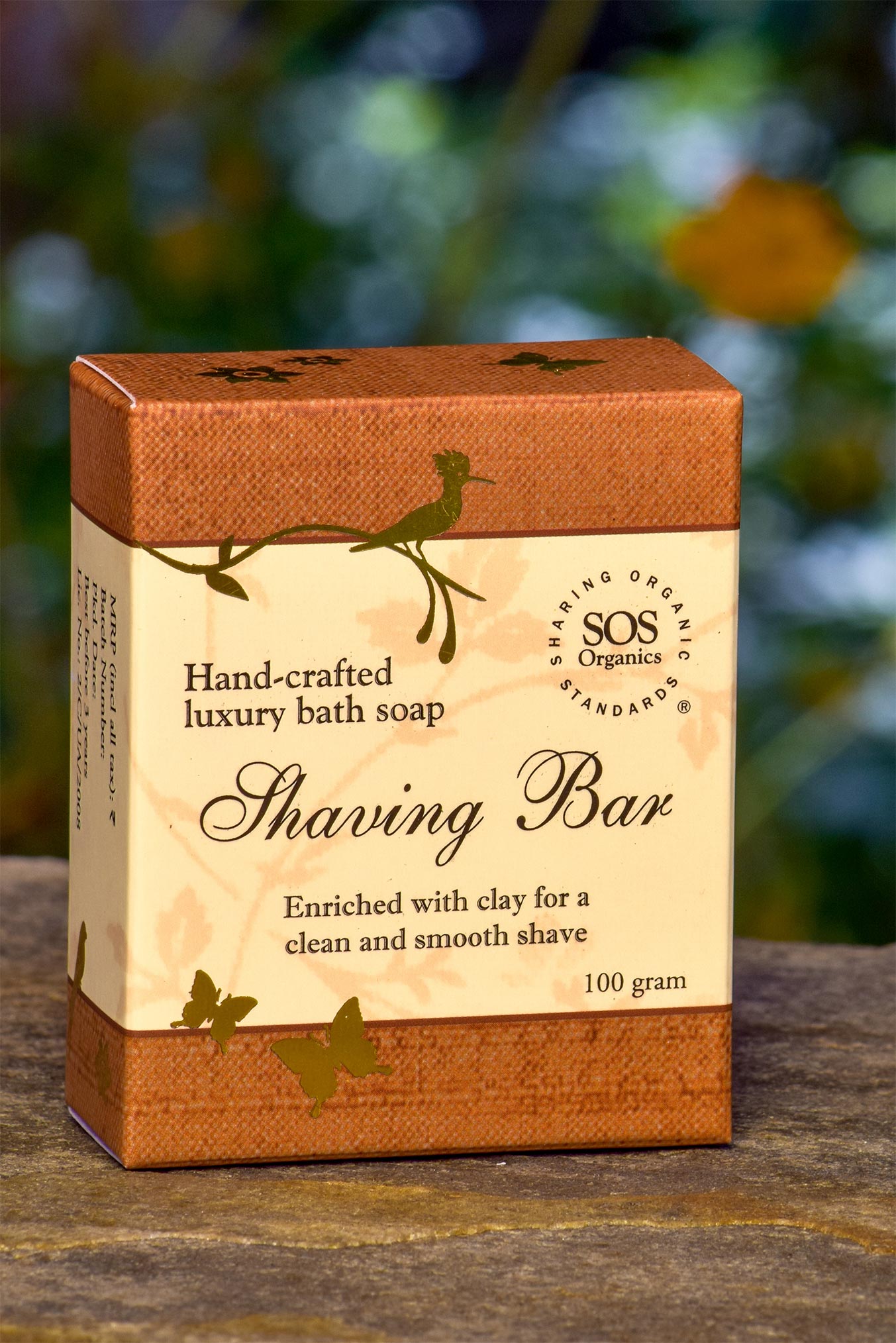 Natural Shaving Bar save your skinbentonite SOS Organics