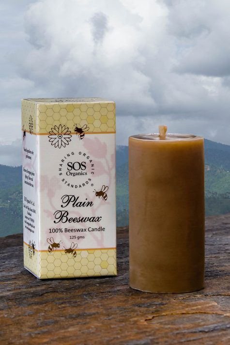 Plain 100% Beeswax Candle